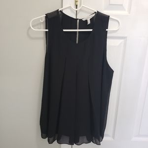 BCBG black versatile, feminine blouse